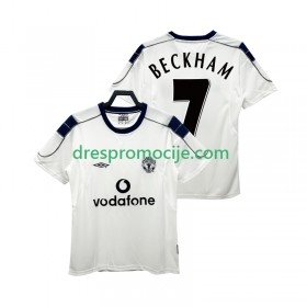 Manchester United BECKHAM 7 2000 2001 Dres Retro Gostujući Kratkih Rukava